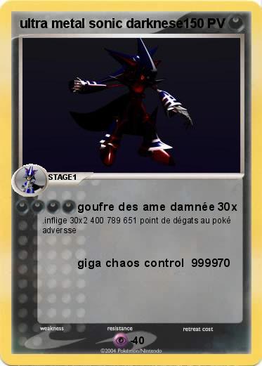 Pokemon ultra metal sonic darknese