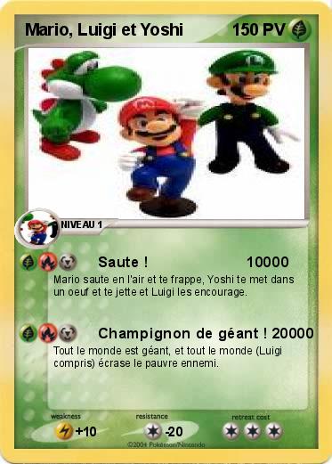 Pokemon Mario, Luigi et Yoshi