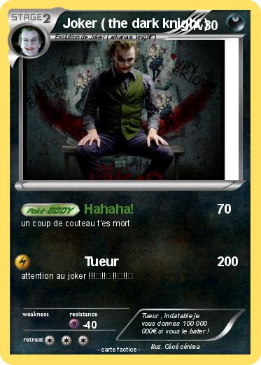 Pokemon Joker ( the dark knight )