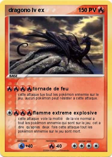 Pokemon dragono lv ex 