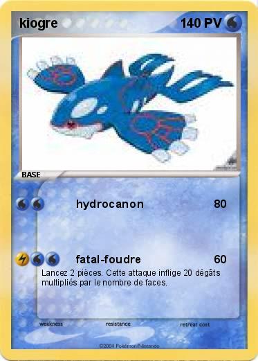 Pokemon kiogre