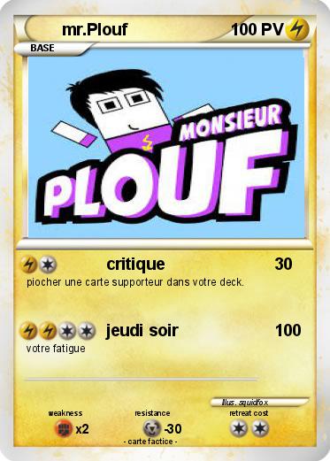 Pokemon mr.Plouf