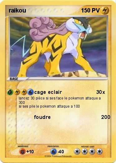 Pokemon raikou