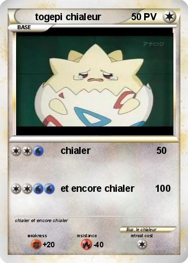 Pokemon togepi chialeur
