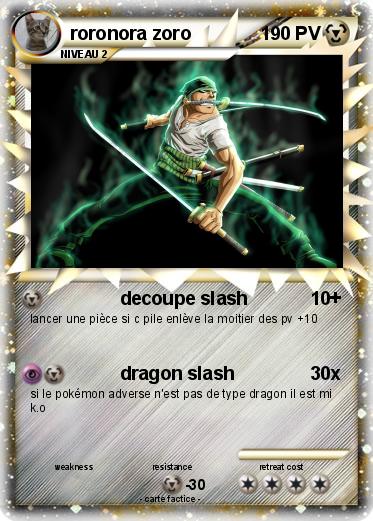 Pokemon roronora zoro
