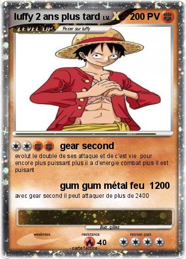 Pokemon luffy 2 ans plus tard