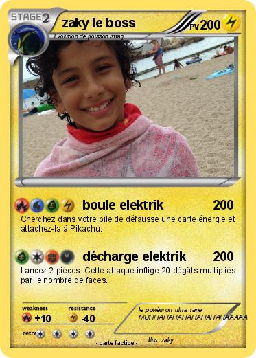 Pokemon zaky le boss