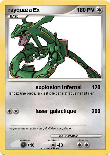Pokemon rayquaza Ex