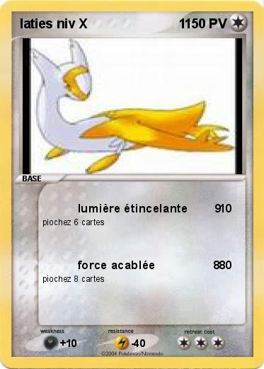 Pokemon laties niv X                         1