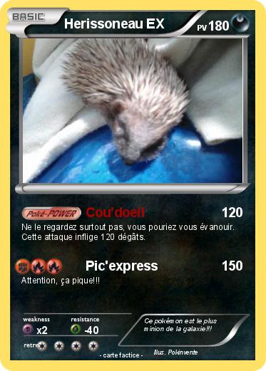 Pokemon Herissoneau EX