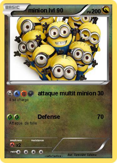 Pokemon minion lvl 90
