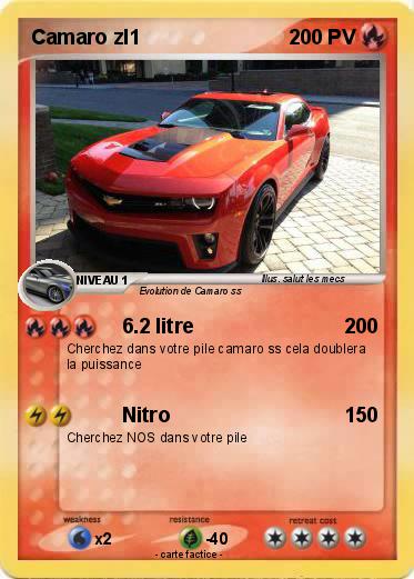 Pokemon Camaro zl1