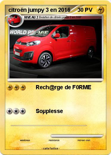 Pokemon citroën jumpy 3 en 2016