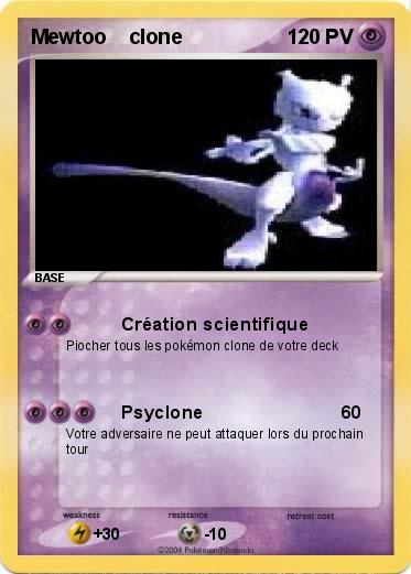 Pokemon Mewtoo    clone
