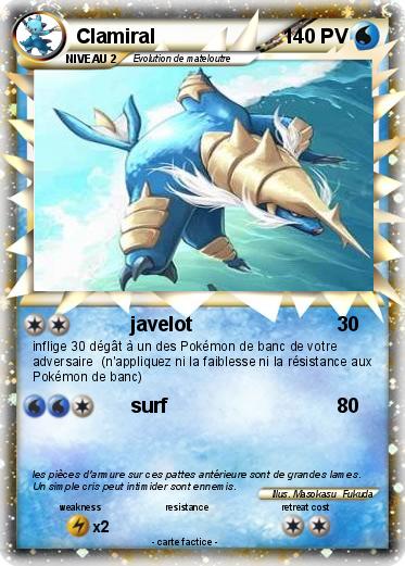 Pokemon Clamiral
