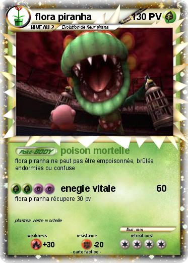 Pokemon flora piranha