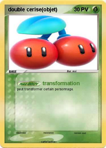 Pokemon double cerise(objet)