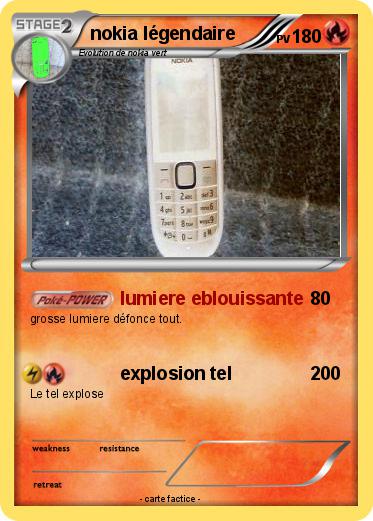 Pokemon nokia légendaire
