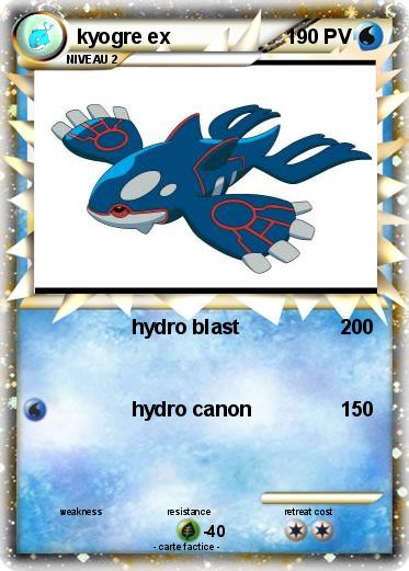 Pokemon kyogre ex