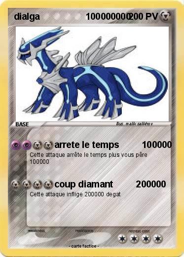 Pokemon dialga                  100000000