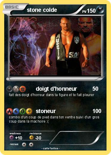 Pokemon stone colde