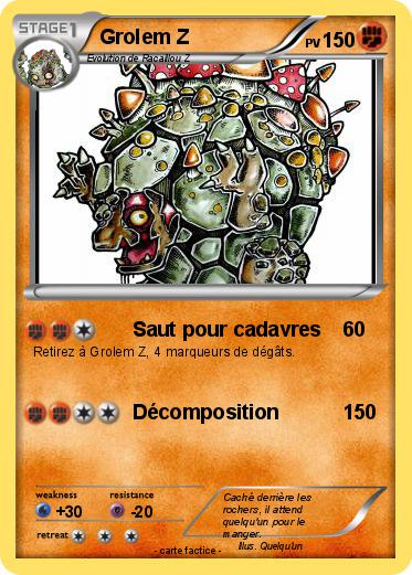 Pokemon Grolem Z