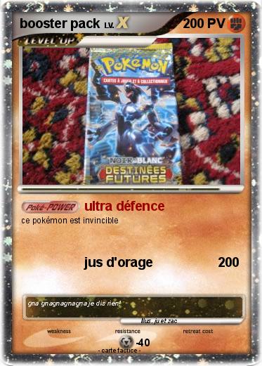 Pokemon booster pack