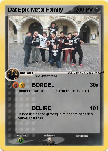 Pokemon Dat Epic Metal Family
