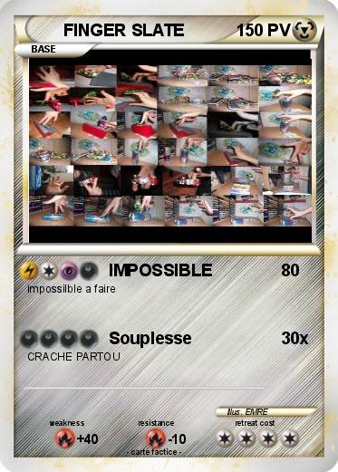 Pokemon FINGER SLATE