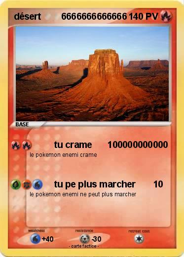 Pokemon désert        6666666666666