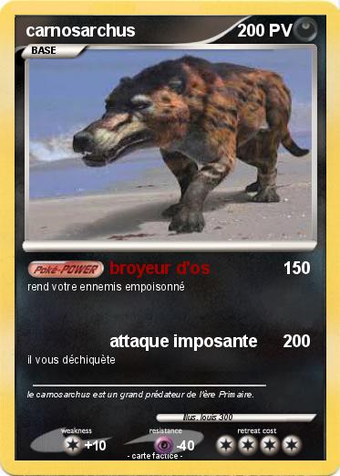 Pokemon carnosarchus