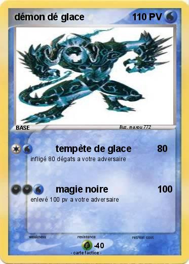 Pokemon démon dé glace