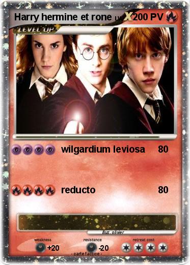 Pokemon Harry hermine et rone