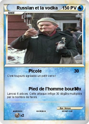 Pokemon Russlan et la vodka