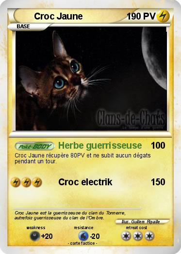 Pokemon Croc Jaune