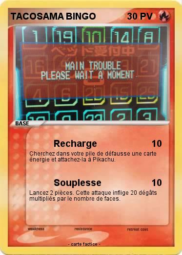 Pokemon TACOSAMA BINGO