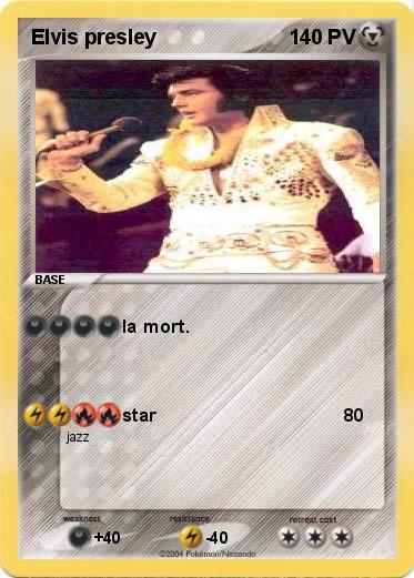Pokemon Elvis presley
