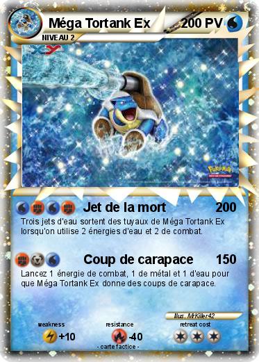 Pokemon Méga Tortank Ex