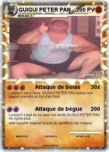 Pokemon GUIGUI PETER PAN