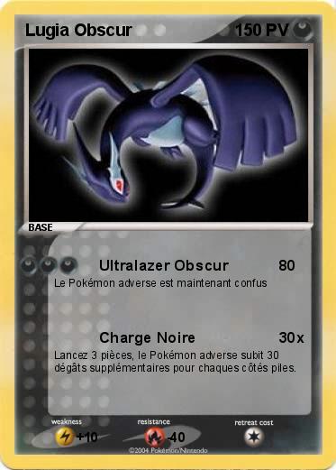 Pokemon Lugia Obscur