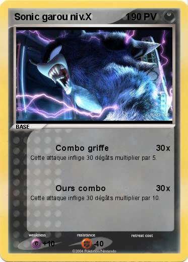 Pokemon Sonic garou niv.X             1