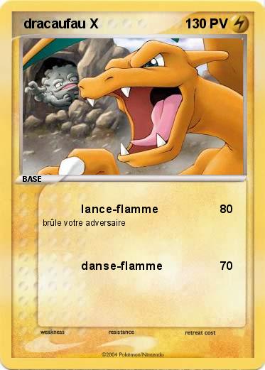 Pokemon  dracaufau X