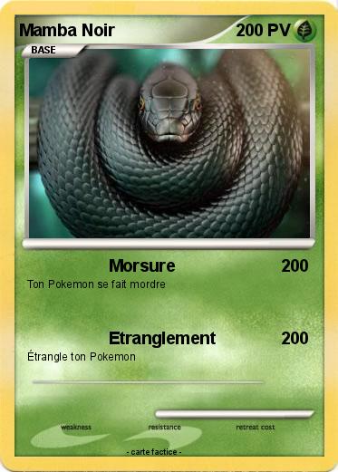 Pokemon Mamba Noir