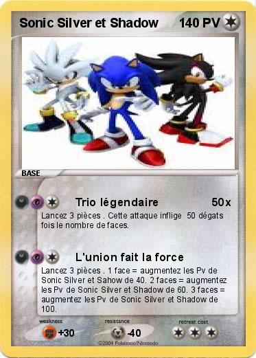 Pokemon Sonic Silver et Shadow