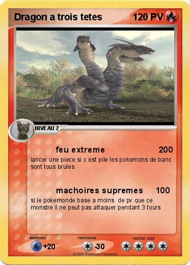 Pokemon Dragon a trois tetes