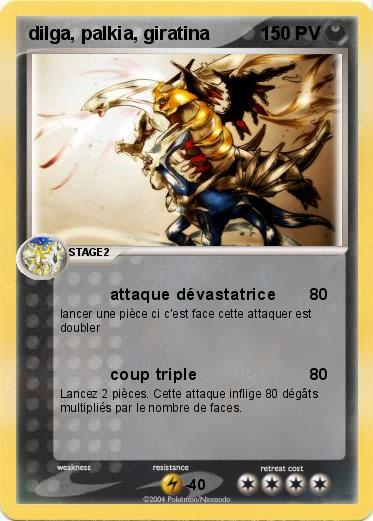 Pokemon dilga, palkia, giratina 