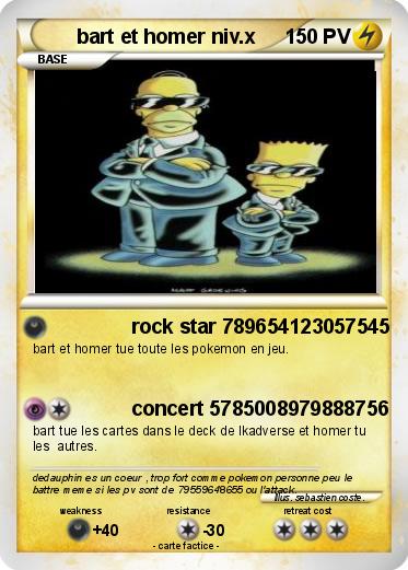 Pokemon bart et homer niv.x