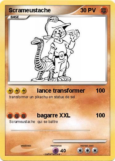 Pokemon Scrameustache