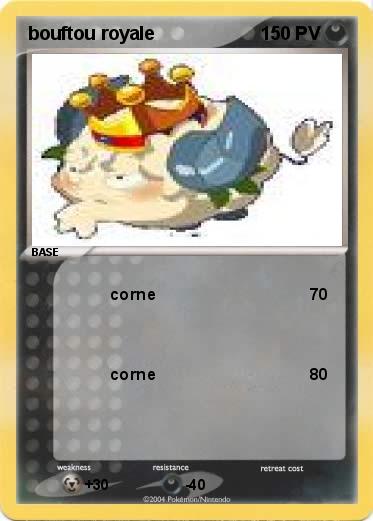 Pokemon bouftou royale