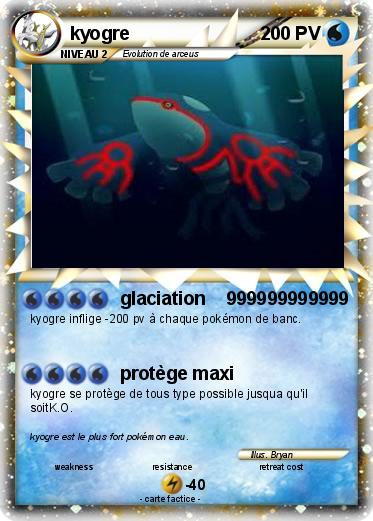 Pokemon kyogre